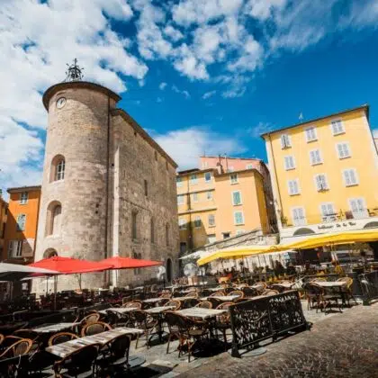 Templar Tower on Place Massillon in Hyères in France