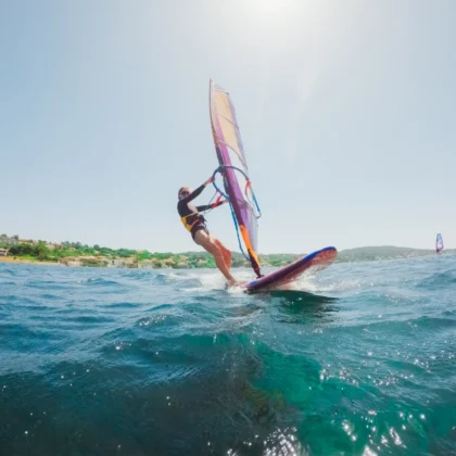 windsurfing